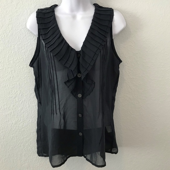 Banana Republic Tops - Banana Republic Medium Sheer Sleeveless
